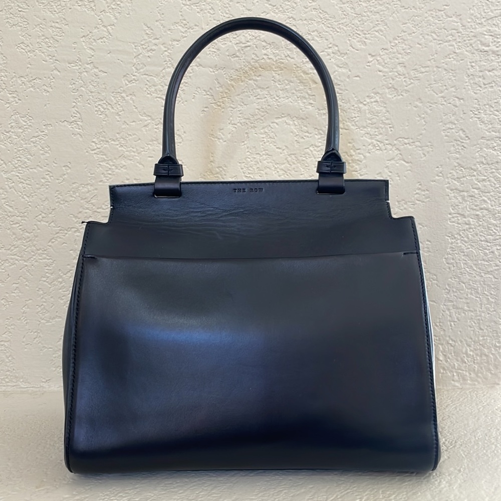 The Row Bicolor Runway Bag Black and White Top Handle - Picture 6 of 16